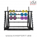 Стойка за BODY PUMP сетове (тежести и лостове) BLACK - за до 20 или 30 сета